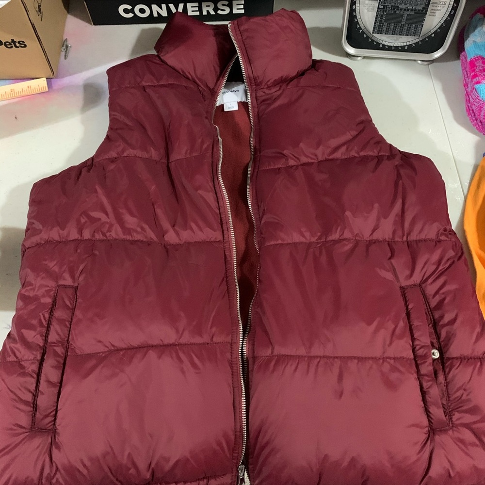 Woman’s zip up vest